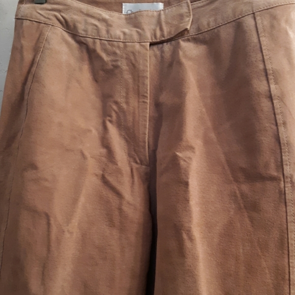 Chadwicks Suede Leather Pants. Size 6L. - Picture 2 of 7